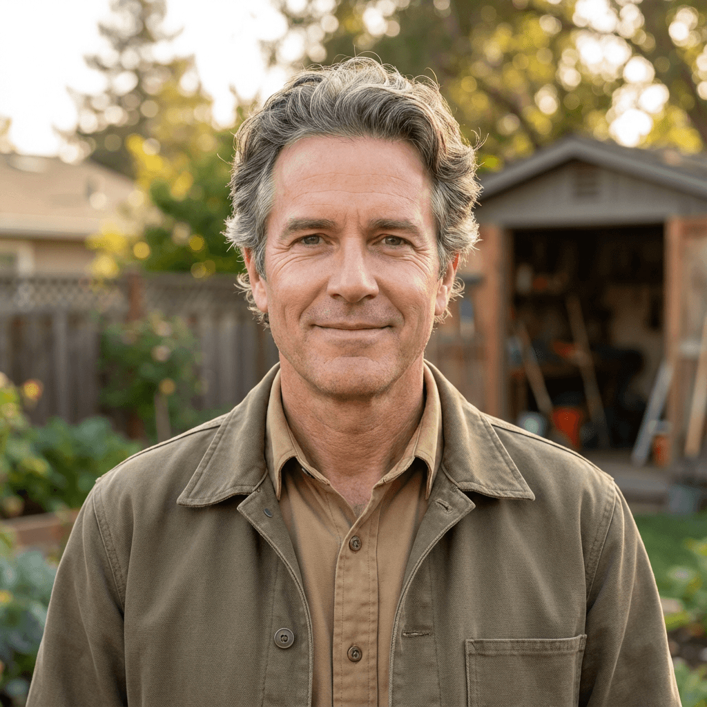 Craig Bartholomew on his farm in central Utah